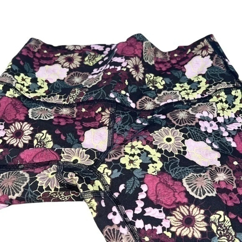 Lululemon‎ Wunder Under Flurolace Multicolor Floral Allover Print Leggings
